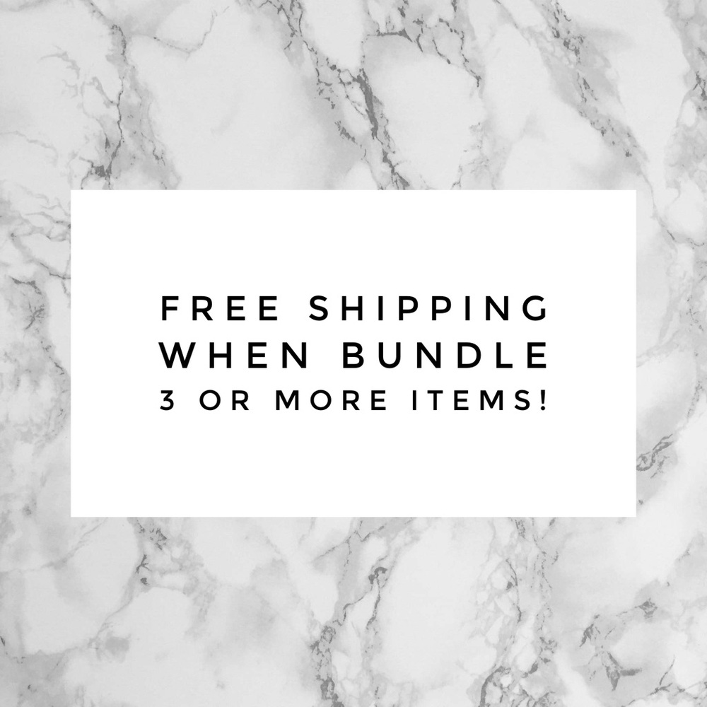 Create a bundle get free shipping!
